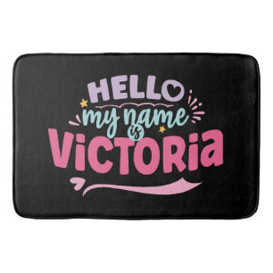 Victoria - my name is Victoria Bath Mat