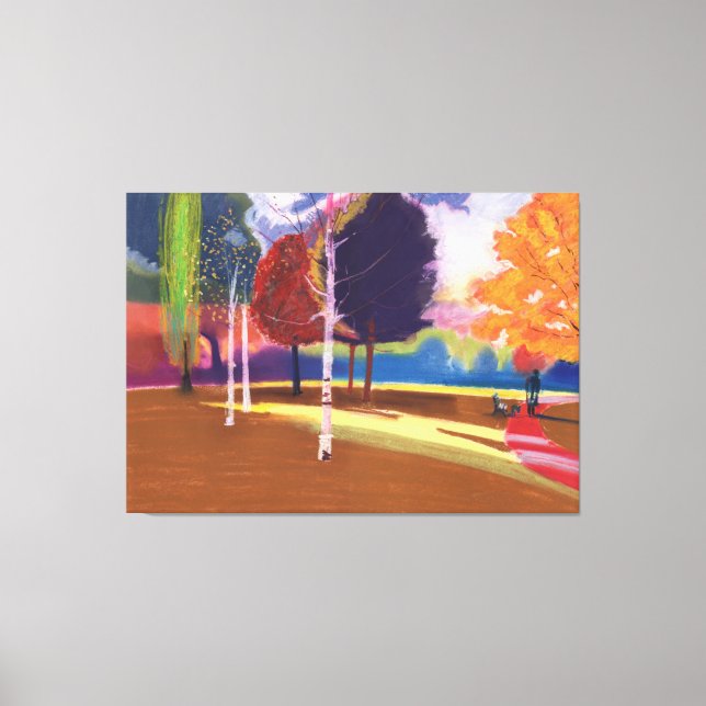 Victoria Park Bath Canvas Print (Front)