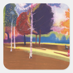 Victoria Park Bath Square Sticker