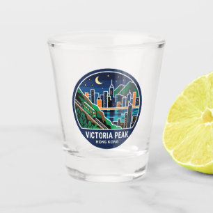 Victoria Peak Hong Kong Shot Glass