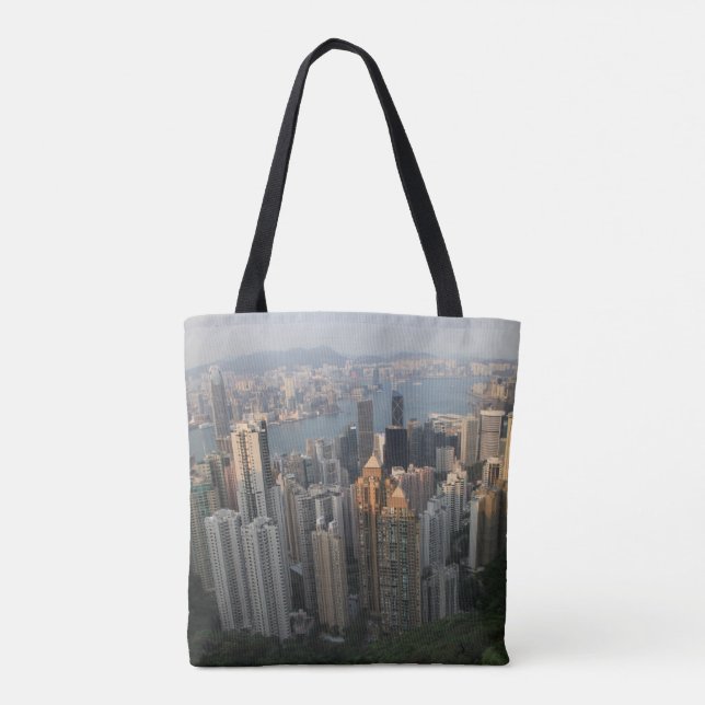 Victoria Peak Night & Day Tote Bag (Back)