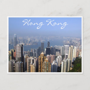 victoria peak view postcard