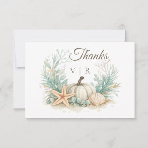 Victoria & Raymond Wedding Thank You Card