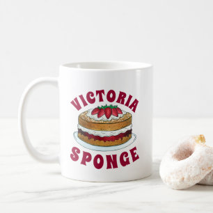 Victoria Sandwich Sponge Cake UK British Pastry Coffee Mug