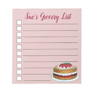 Victoria Sandwich Sponge Cake UK British Pastry Notepad