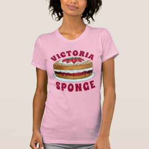 Victoria Sandwich Sponge Cake UK British Pastry T-Shirt