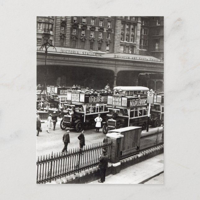 Victoria Station, 1920s Postcard (Front)