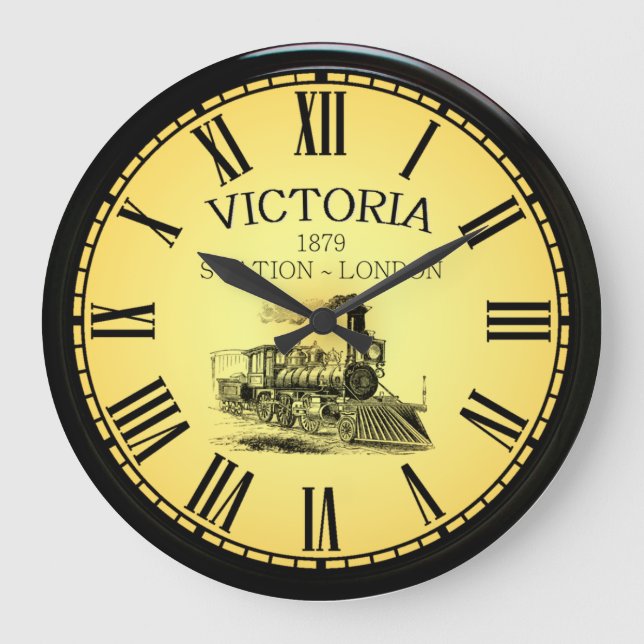 Victoria Station ~ London England ~ 1879 ~ Large Clock (Front)