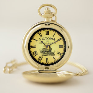 Victoria Station ~ London England ~ 1879 ~ Pocket Watch