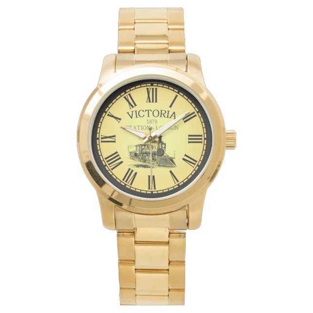 Victoria Station ~ London England ~ 1879 ~ Watch (Front)