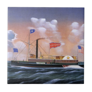 Victoria steam tug 1859 tile
