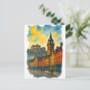 Victoria Street Edinburgh Castle, Old Town  Postcard