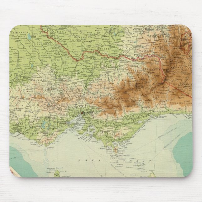 Victoria & Tasmania Mouse Mat (Front)