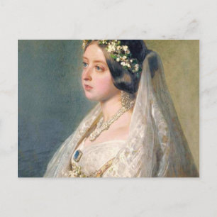 Victoria The Bride By Franz Xaver Winterhalter Postcard