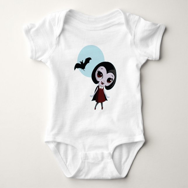 Victoria the Vampire Baby Bodysuit (Front)