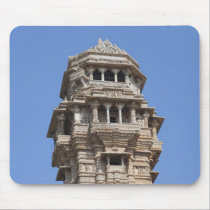 Victoria Tower in Chittorgarh Fort, India Mouse Mat
