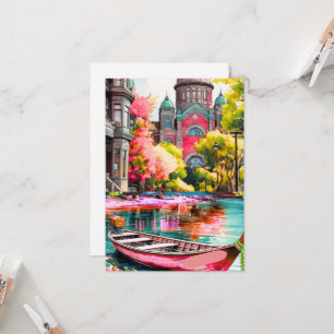 Victoria Travel Art Postcard, Travel Art Postcard, Card