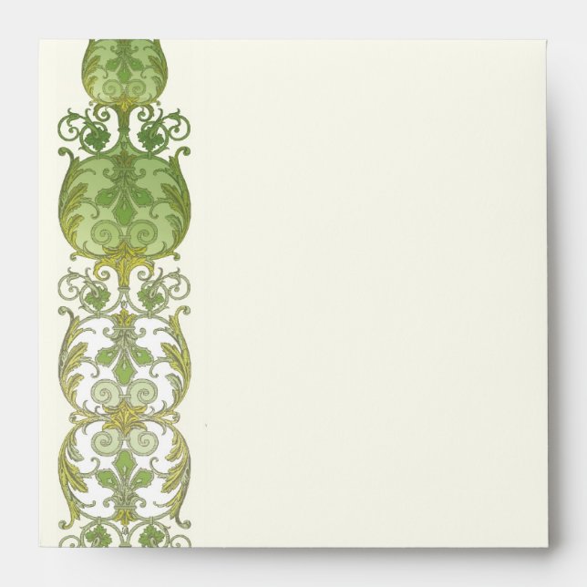 Victoria Wedding Invitation Matching Envelope (Front)
