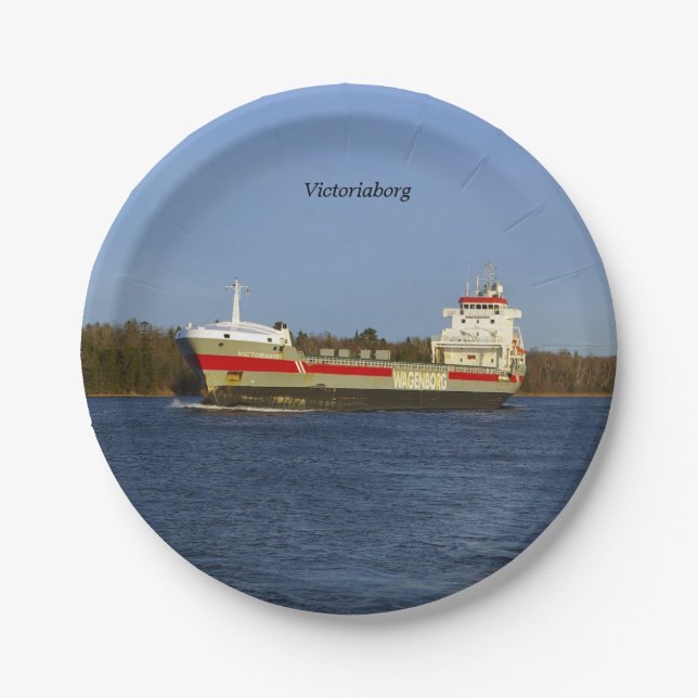 Victoriaborg paper plate (Front)