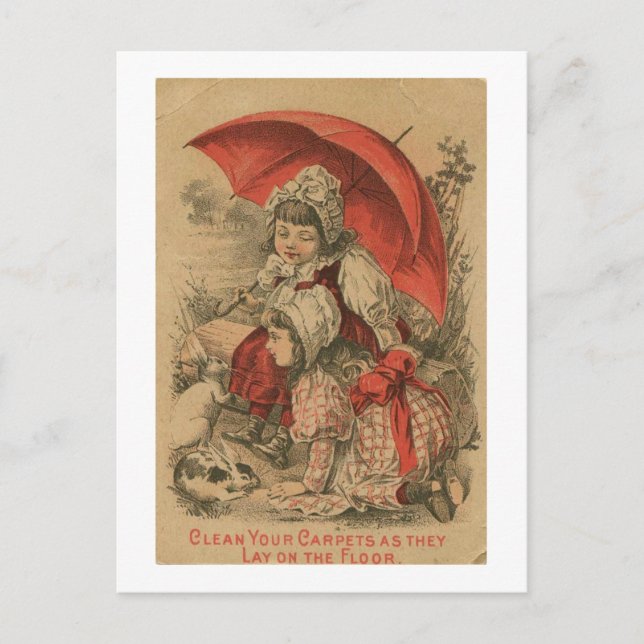 Victorian Adverstisement Postcard (Front)