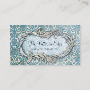 Victorian Aesthetic Damask Business Card