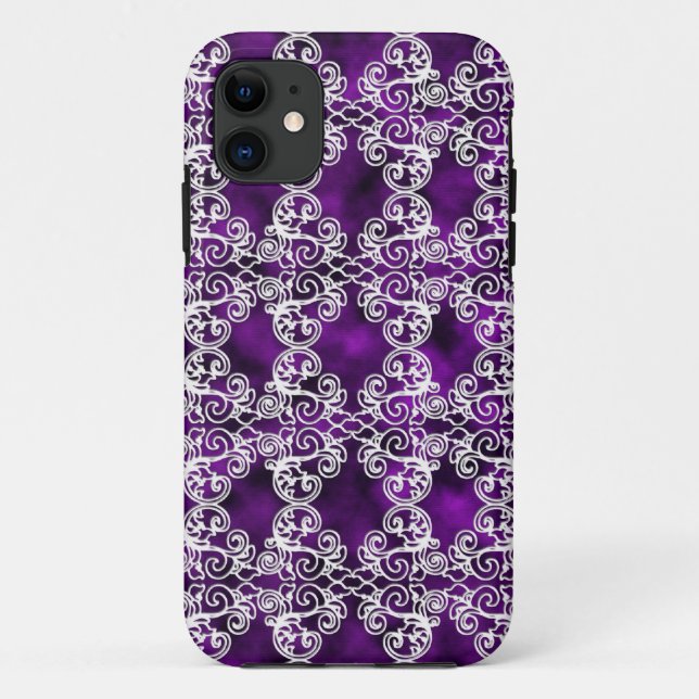 Victorian Amethyst & Lace iPhone 5 Cover (Back)