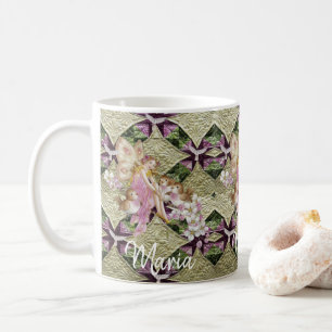 Victorian Angel Birds Mug