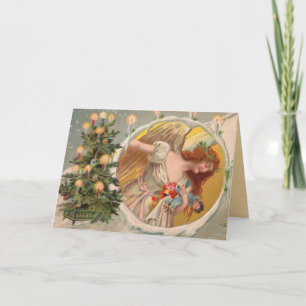 Victorian Angel Christmas Card