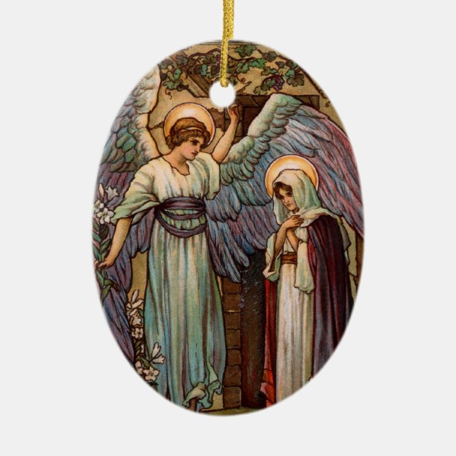 Victorian Angel Christmas Ornaments (Front)