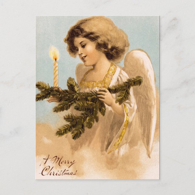 Victorian Angel Christmas Postcards (Front)