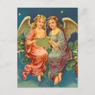 Victorian Angel Christmas Postcards