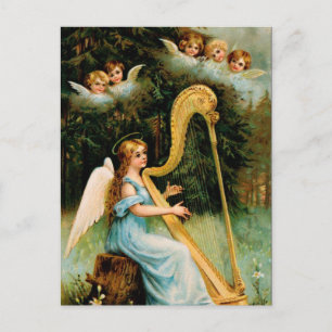 Victorian Angel Christmas Postcards
