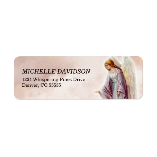 Victorian Angel Return Address Labels