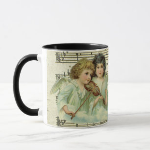 Victorian Angels Violin and Sheet Music Mug