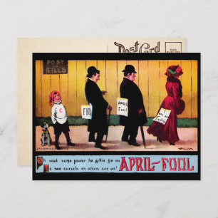 Victorian April Fools Postcard
