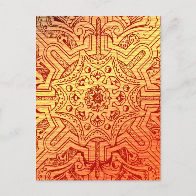 Victorian Arabesque, IDALIS - Sunset Postcard (Front)