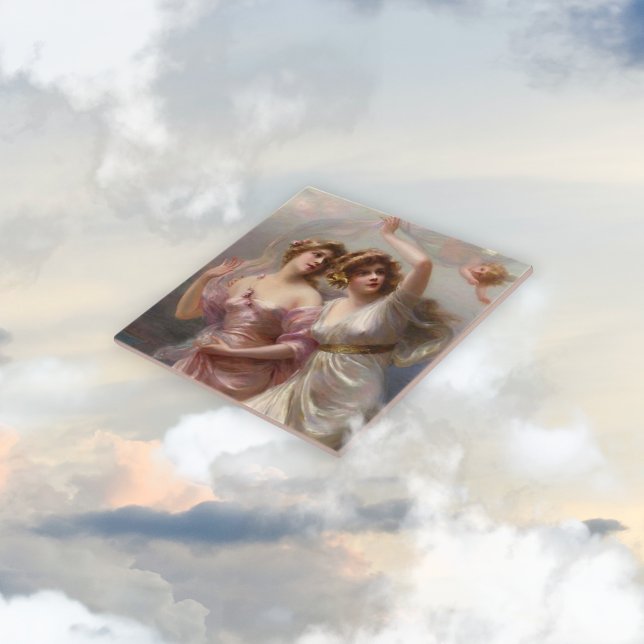 Victorian art Ceramic Tile (Creator Uploaded)