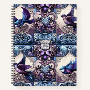 Victorian Aviary: A Purple Tile Garden Notebook