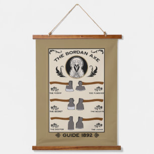 Victorian Axe & Hatchet Collection Hanging Tapestry