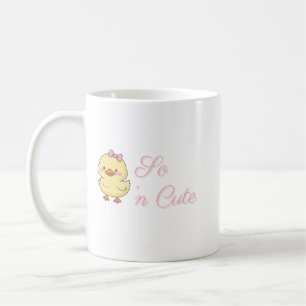 Victorian Baby Girl Print with 1980s 19th Century  Coffee Mug