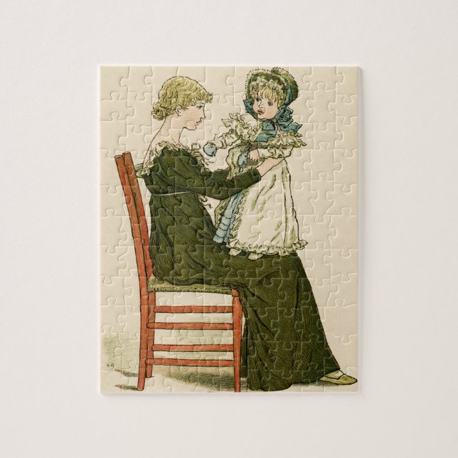Victorian Baby Greenaway Mother Jigsaw Puzzle (Vertical)