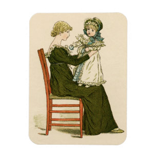 Victorian Baby Greenaway Mother Magnet