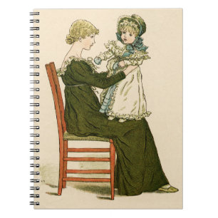 Victorian Baby Greenaway Mother Notebook