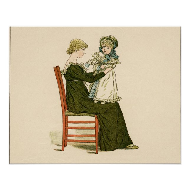 Victorian Baby Greenaway Mother Poster (Front)