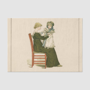 Victorian Baby Greenaway Mother Tissue Paper