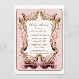 Victorian Baby Shower Invitation
