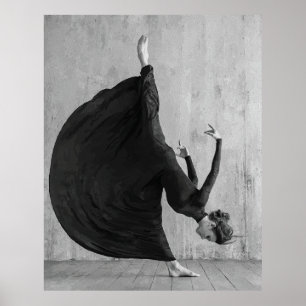 Victorian Ballet Dancer in Motion Poster