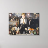 Victorian Barmaid Girl at Folies Bergere, France