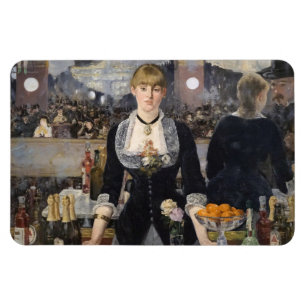 Victorian Barmaid Girl at Folies Bergere, France Magnet