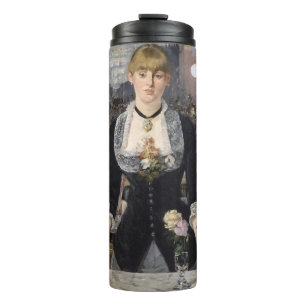 Victorian Barmaid Girl at Folies Bergere, France Thermal Tumbler